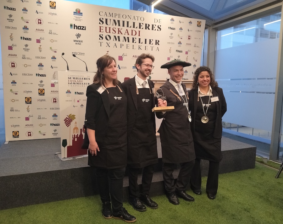Jorge Rodríguez retains title in a contested 25th Basque sommelier championship